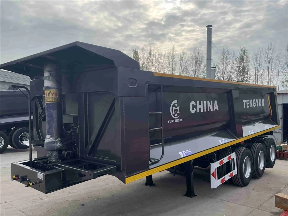 Dump Semi-trailer Strong Durable 3 Axis 50 Tons 9.5m Body Dump Semi-trailer Strong Durable 3 Axis 50 Tons 9.5m Body