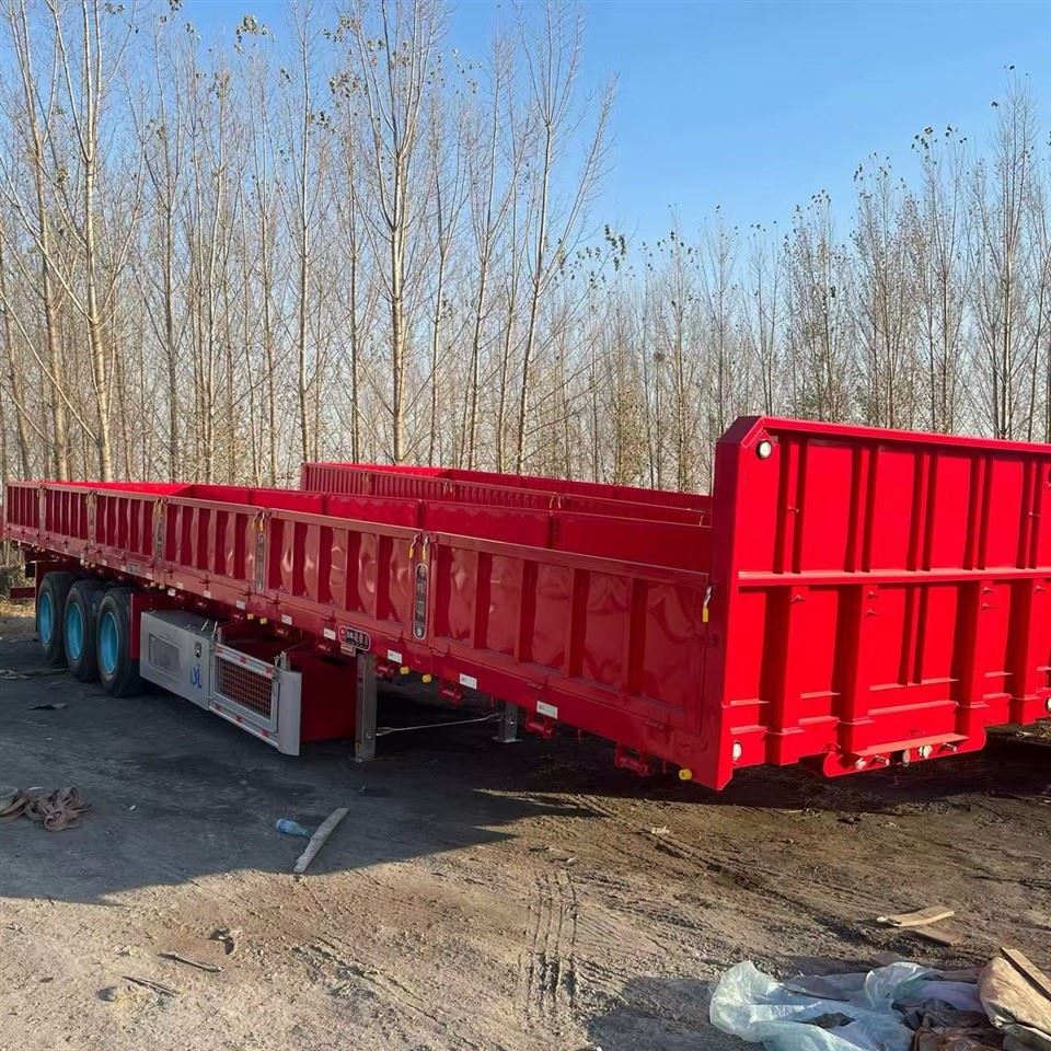 High Quality Chinese 3 Axle 40ft Side Wall Cargo Semi Trailer 30Ton Capacity With Dropside Fence For Trucking factory High Quality Chinese 3 Axle 40ft Side Wall Cargo Semi Trailer 30Ton Capacity With Dropside Fence For Trucking factory